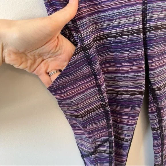 Lululemon Speed Tight IV Leggings Space Dye Twist Ultra Violet - Picture 9 of 16